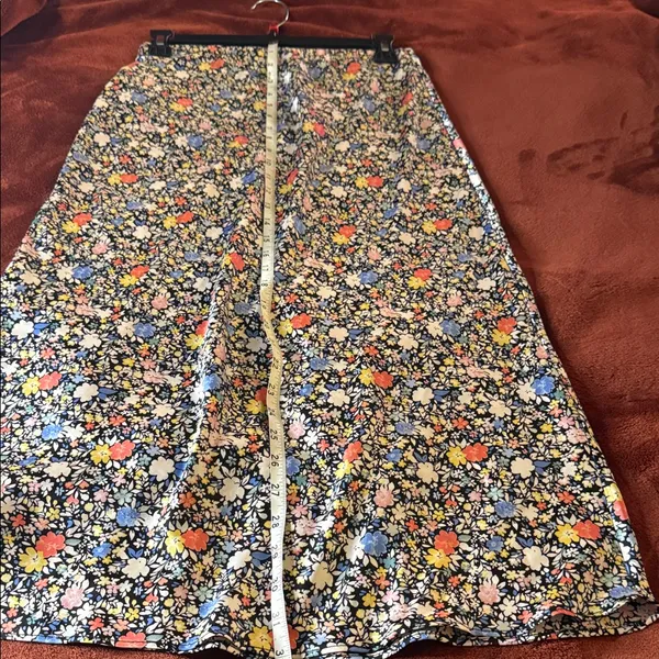 Miami Floral Maxi Skirt - Black and Multicolor - Image 4