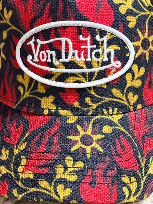 New Von Dutch unisex Burnbloom Trucker Hat - Image 4