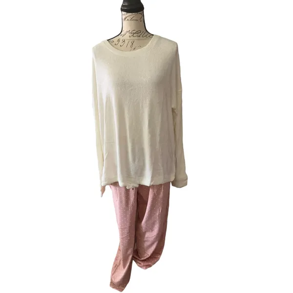 Three Dots 2 Piece Pajama Set Super Soft With Stretch Size Large - Image 3