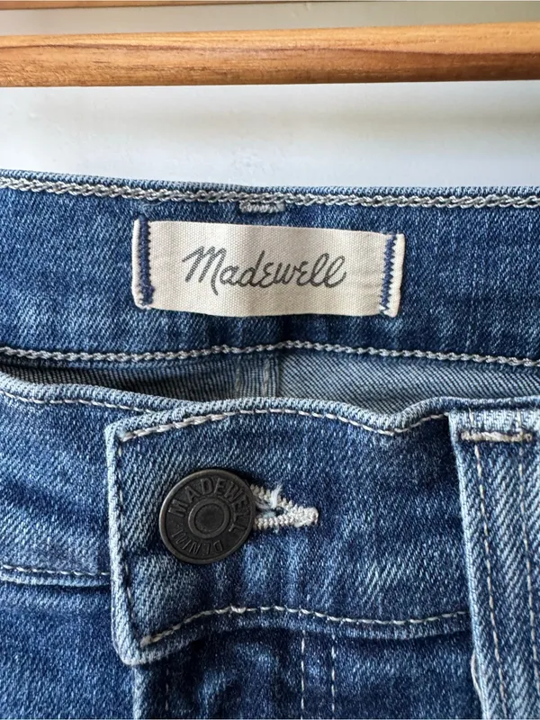 Madewell The Perfect Vintage Flare Jean in Dark Wash Denim Sz 27 - Image 3