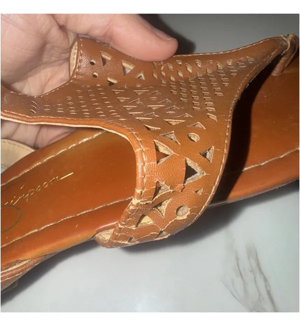 Jessica Simpson Brown Sandals Size 8 - Image 6