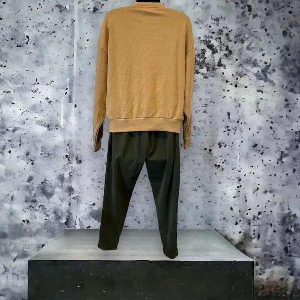 Reflex Fleece‎ Henley Sweatshirt Tan size small - Image 5