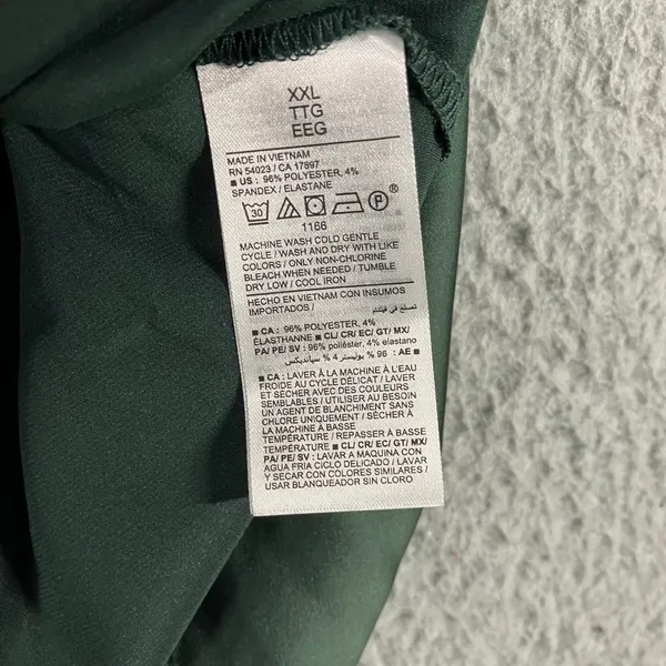 Old Navy Satin Pajama Shorts Womens XXL Green Minimalist Drawstring Sleepwear - Image 8