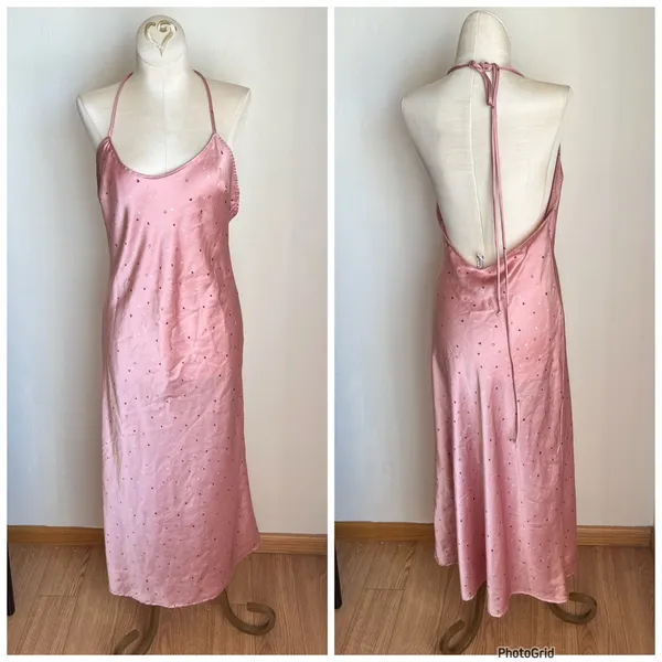 Free People Intimately Easy To Love Heart Print Slip Dress XS - Image 3