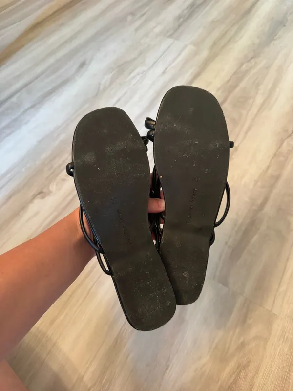 Black Sandals Size 37 - Image 3