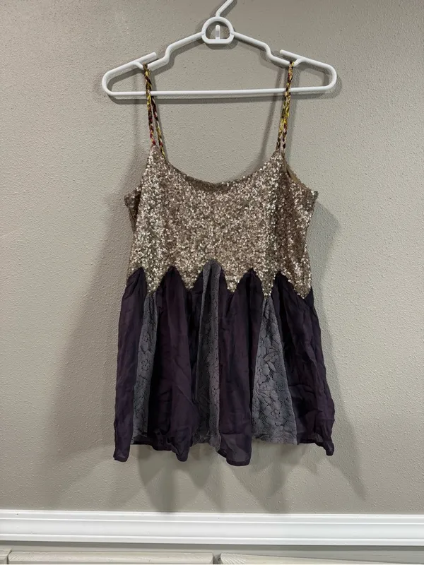 Buckle Gimmicks Lace Glitter Tank - Image 2