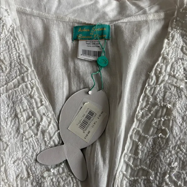Italy White Sundress size medium - Image 2