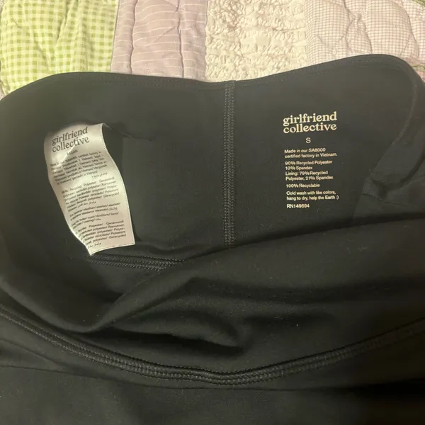 Girlfriend Collective black tennis skirt - Image 2