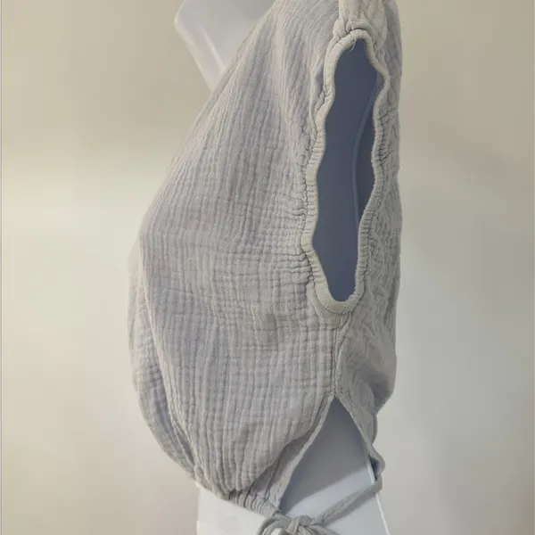Sky Blue Women's Crop Top - Image 7