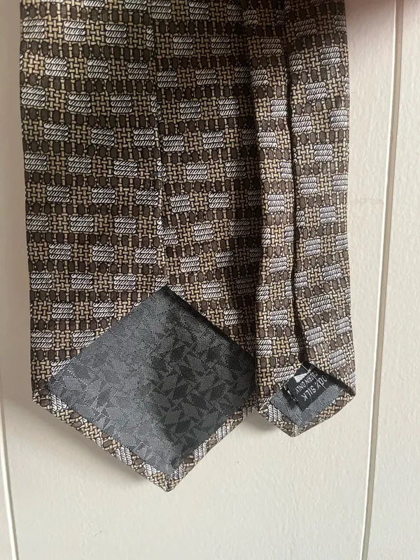 Massimo Livio silk necktie Brown - Image 4