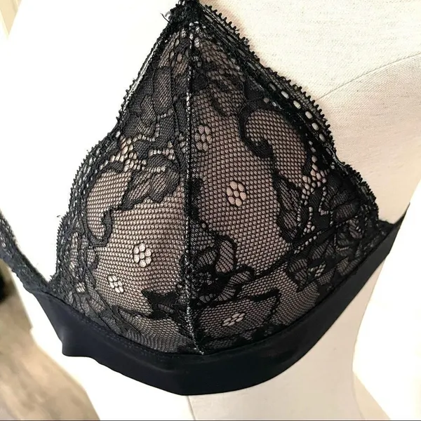 Pure water black lace bra - Image 8