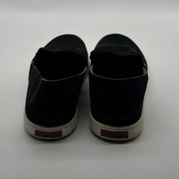 OluKai Pehuea Black Mesh Slip On Sneakers Drop In Heel Womens 9 - Image 12