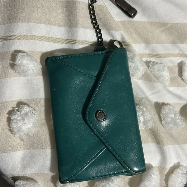 Aimee Kestenberg "Ashley Leather" Wallet Purse, in "Rainforest Green" - Image 7