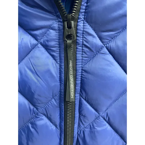 French Connection Women's Size S Blue Quilted Puffer Jacket, NWT (c4) - Image 6
