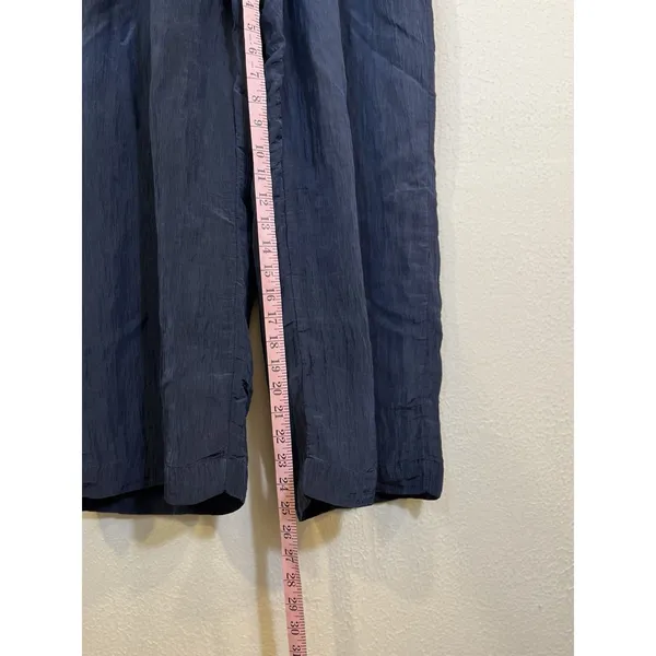Abercrombie & Fitch Women’s Size Large Navy Dress Pants Wide Leg Pockets - Image 4