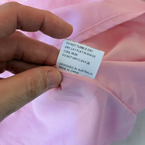 That's So Fetch Mik Cottagecore Pink Embroidered Midi Dress Size 4 - Image 10