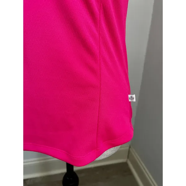 Lady Hagen Hot Pink Golf Polo Shirt XS Tennis Prep Country Club Pickleball Sport - Image 3