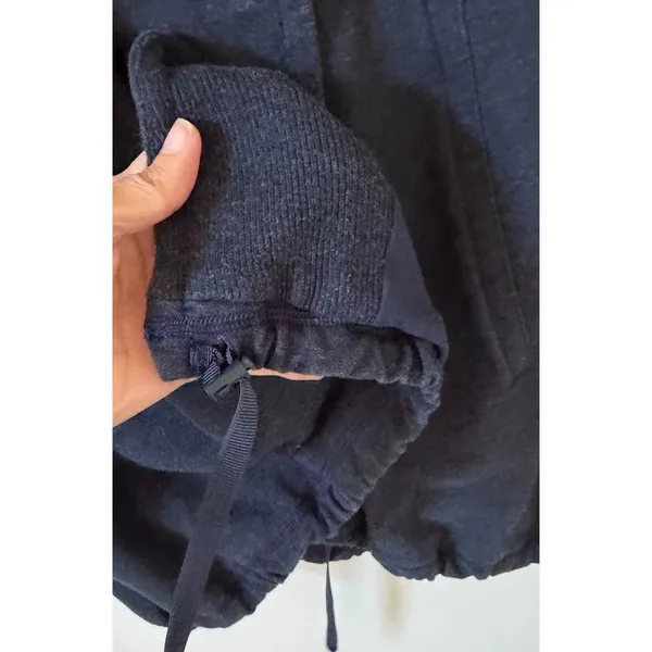 Lululemon Heavyweight Cinch Pocket Jacket Sweater Navy Blue Size 4 - Image 6