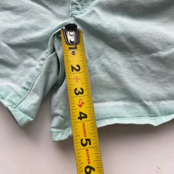 American Eagle Mid Stretch Teal Women’s Shorts size 0 - Image 5