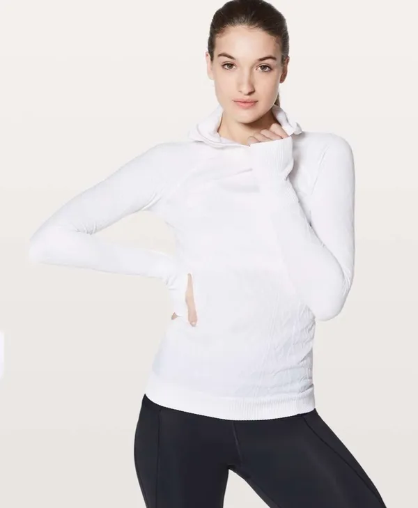 Lululemon Rest Less Hoodie White / White 6 - Image 7