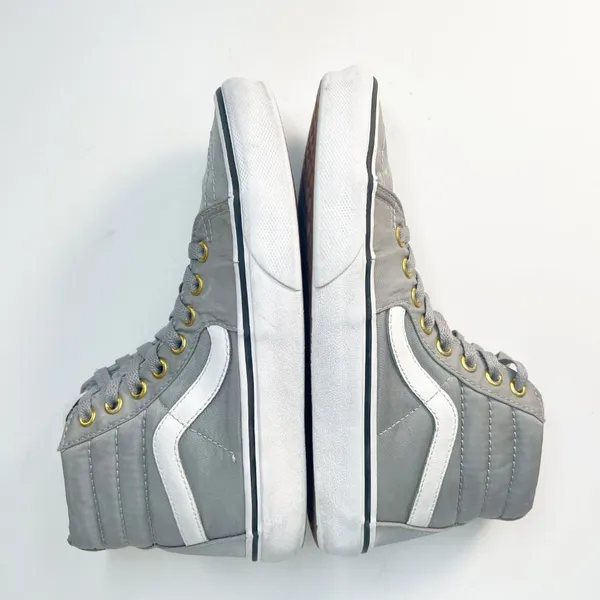 Vans Old Skool Grey Hi Top Skate Sneakers Shoes Grey Women 8 / Men 6.5 - Image 7