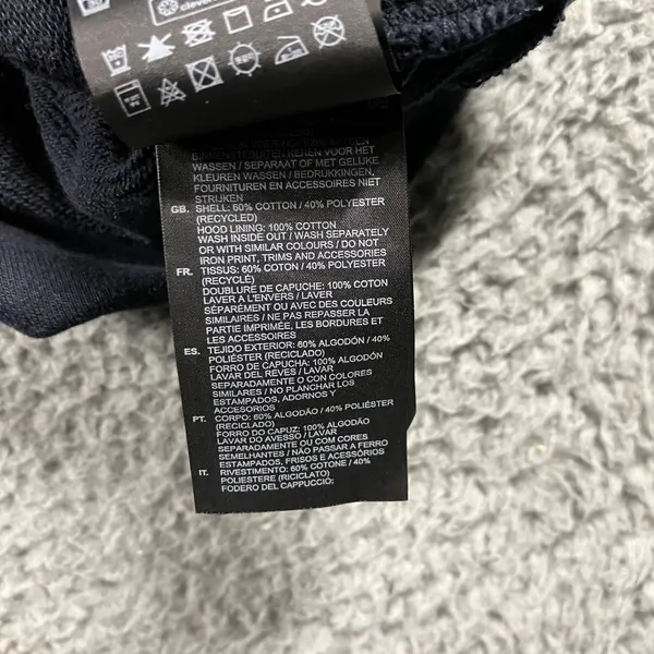 G Star RAW Hooded Sweatshirt Women‎ Large Oversized Adjustable Graphic Pullover - Image 11