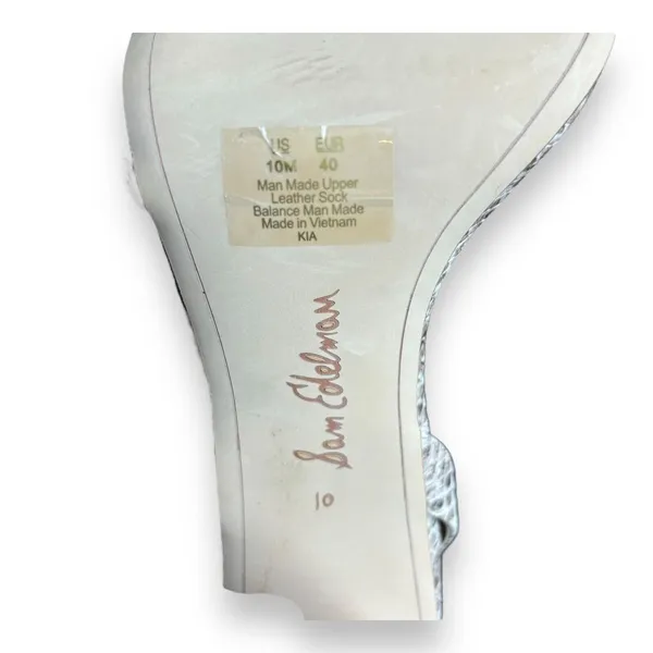 Sam‎ Edelman Women Silver Heels Sz 10 - Image 8