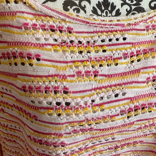 FREE PEOPLE Intimately Striped Multicolor Cropped Top - Image 4
