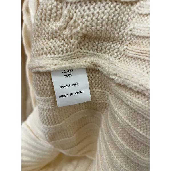 PrettyGarden Cable Knit Cardigan M Preppy‎ Classic Minimalist Academia Soft NEW - Image 4