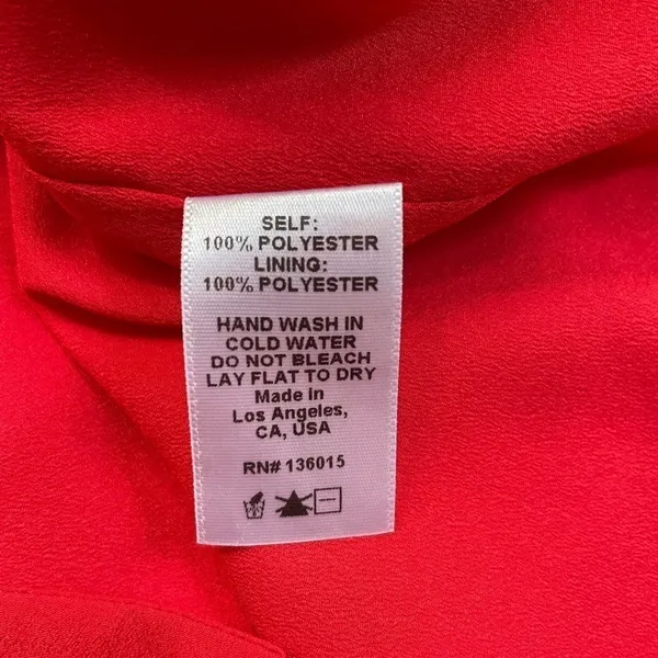 Naven x Revolve‎ Paneled Peekaboo Dress in Red Sz 2 - Image 10