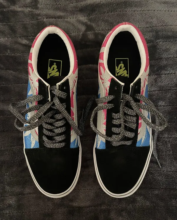 Vans Shimmer Blue And Pink - Image 3