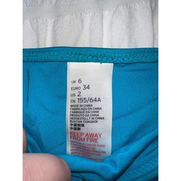 Topshop Teal Tie-Side Bikini Set - Image 2