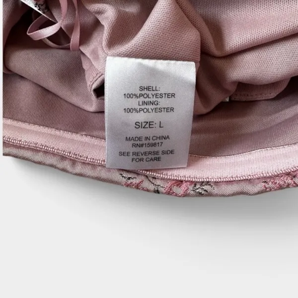 Altar'd State Floral Crop Top Women Large Pink Strapless Hannali Coquette | 8-24 - Image 6