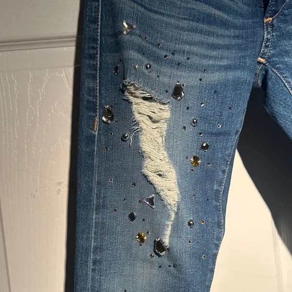 True Religion Embellished Skinny Jeans - Image 3