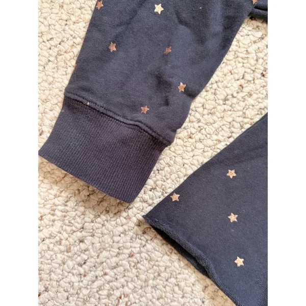 Spiritual Gangster Star Cropped Sweatshirt Metallic Rose Gold Celestial S - Image 8