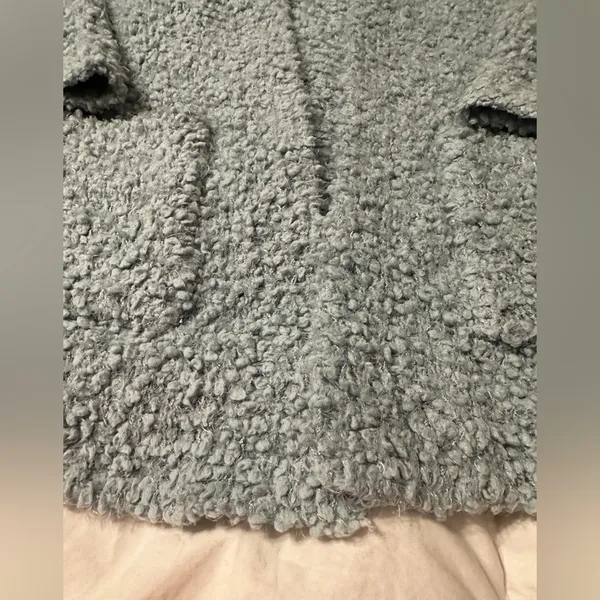 Pink Republic Textured Blue Open Front Cardigan - Size M - Image 5