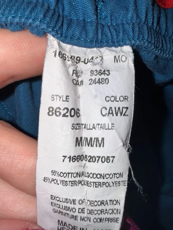 Dickies Women's Elastic Waist Cargo Scrub Pants in Teal - Image 8