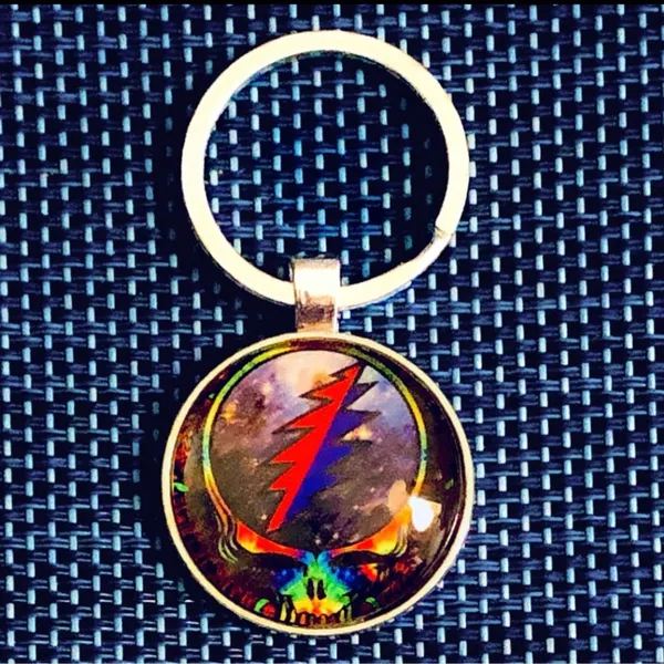 Grateful Dead Keychains SPACE YOUR FACE KEYCHAIN Custom Made BUYITWHENFOUND - Image 9