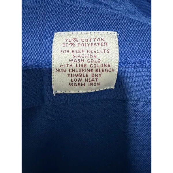Peter Millar Short Sleeve Button Polo‎ Blue Women's Size Small - Image 11