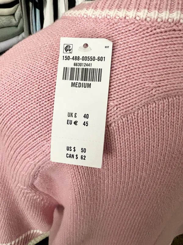 Abercrombie & Fitch Sweater Tee Pink Size M - Image 3