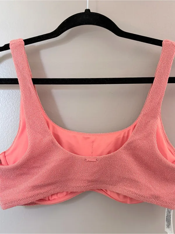 PINK Victoria's Secret Coral Tank Bralette - Image 3