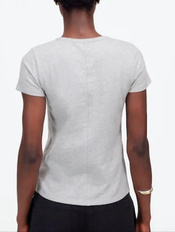 Madewell Essential Slim Tee in Lightweight Cotton - Image 4