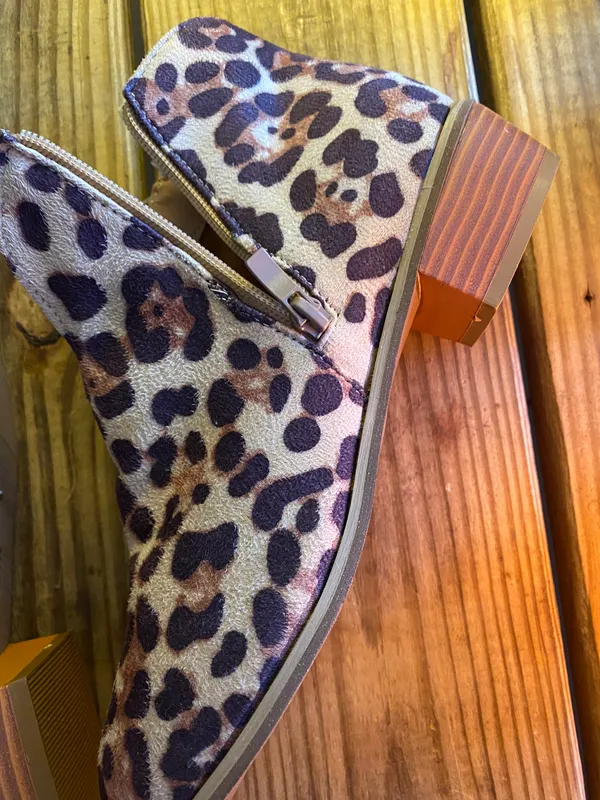 Never Worn Cheetah Booties Multi Size 7.5 - Image 7