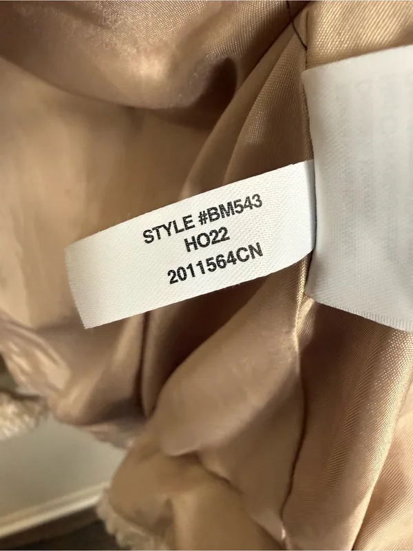 J. Crew Teddy Sherpa Lady Coat Cream Cozy Winter Size 2X - Image 6