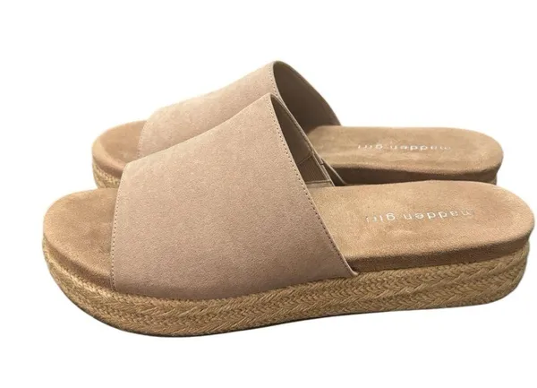 Madden Girl Tan Espadrille Slides - Image 2