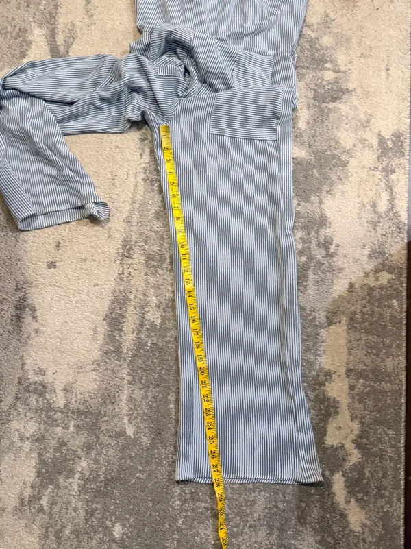 Monteau Striped Blue and White Jumpsuit - Image 8