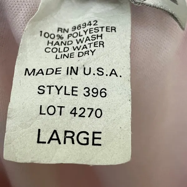 Vintage Floral Skirt Crinkle Pink Crinkle Maxi A-Line Made in USA Romantic 90s - Image 8