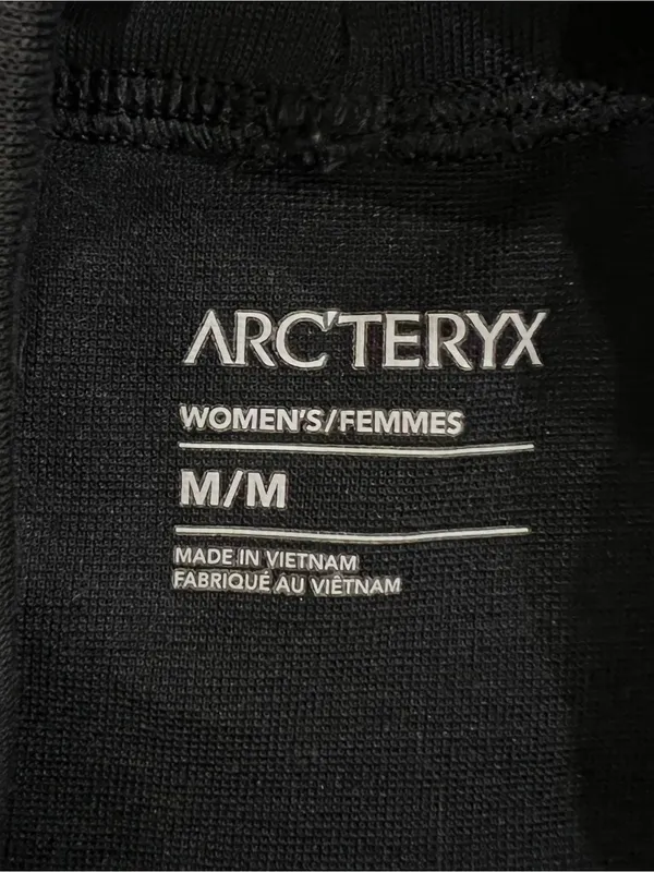 Arc'Teryx Black Heather Lumin Mock Neck Top Size Medium - Image 8