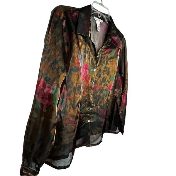 French Laundry Sheer Blouse - Image 3