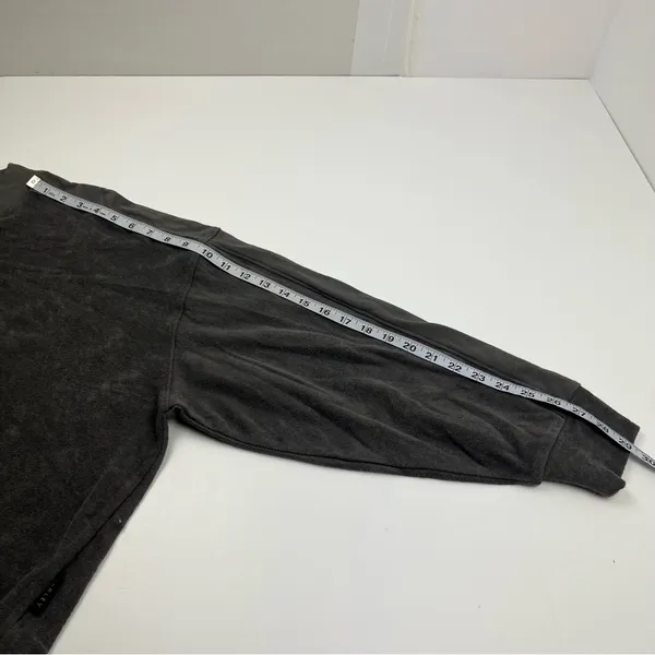 Varley Lyle Top Pavement Grey‎ Gray Womens Size Medium Sweatshirt *FLAWED - Image 11